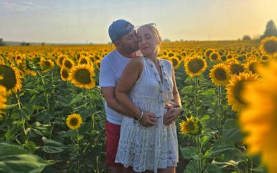 Paseando entre Girasoles