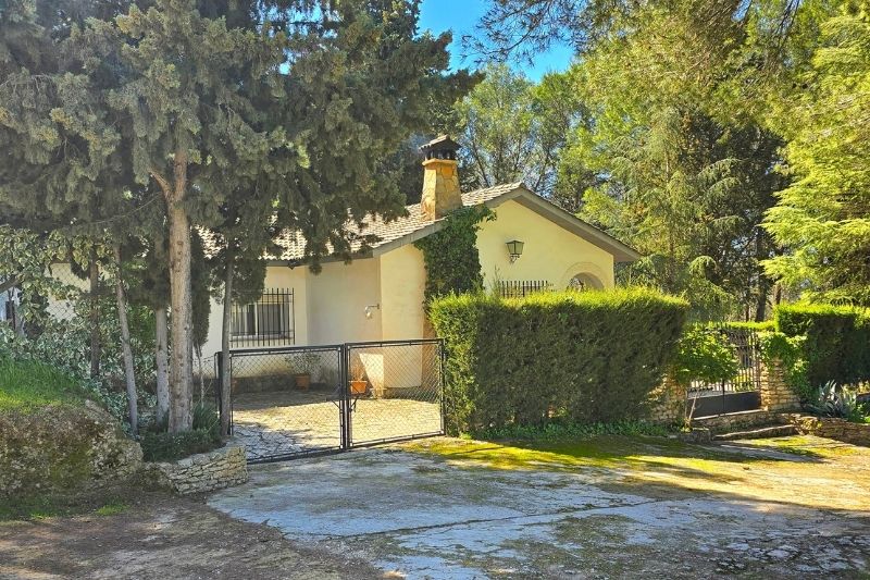Finca con vivienda entre pinos y piscina en la Serranía de Ronda