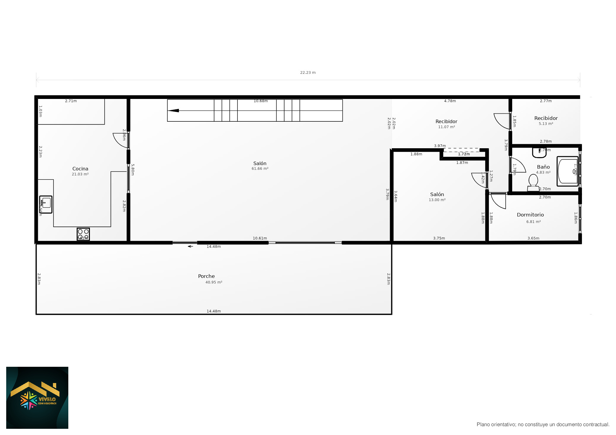 Plano Acotado Villa Lujo Ronda
